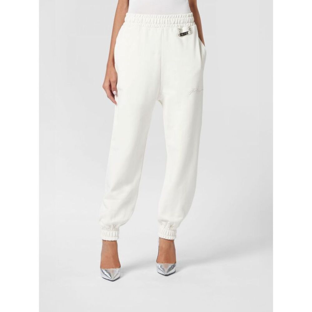 Jersey Jogging Trousers Philipp Plein With Elasticated Waist And Cuffs